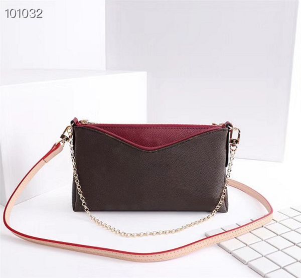 purse lady phone shoulders evening bag new women genuine leather bag messenger wholesale chain satchel palls cluth for designer pur votlo, Red;black